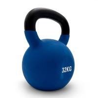 Гиря UNIX Fit виниловая 32 кг синяя