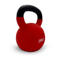 Гиря UNIX Fit виниловая 28 кг красная