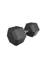 Гантель гексагональная UNIX Fit обрезиненная 50 кг / шт.