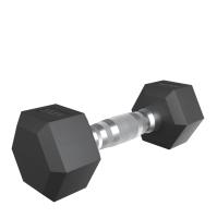 Гантель гексагональная UNIX Fit обрезиненная 2,5 кг / шт.