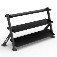 Стойка для хранения гирь и гантелей 3-х ярусная  KRAFT Fitness PL PRO KFTTDRYC