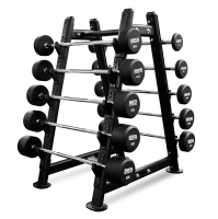 Набор обрезиненных штанг BRONZE GYM, 10-55 кг