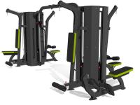 8-ми позиционная станция с блочной рамкой Fitex Pro X-line R XR104.4