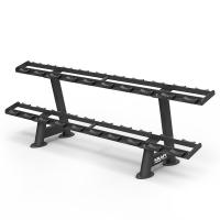 Стойка для 10 пар гантелей 2-x ярусная  KRAFT Fitness PL PRO KFTTDRY